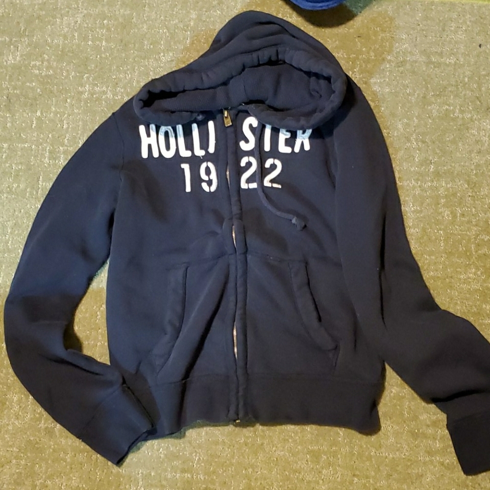 Hollister zip up hoodie